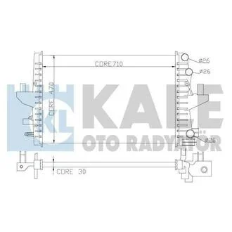 KALE VW Радиатор охлаждения T5 1.9 TDI 03- KALE OTO RADYATOR 354100
