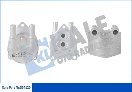 KALE CITROEN Масляный радиатор C3 III,Aircross,C4 Grand Picasso,C4 Cactus,DS3/4/5,Opel,Peugeot KALE OTO RADYATOR 354120