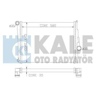 KALE BMW Радиатор охлаждения 3 E46 1.6/3.0 KALE OTO RADYATOR 354400