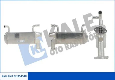 Радіатор EGR Volkswagen Amarok, Crafter KALE OTO RADYATOR 354540 (фото 1)