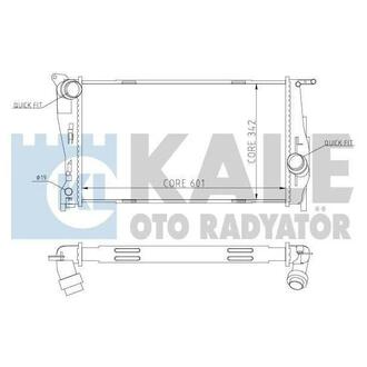 KALE BMW Радиатор охлаждения 1,3 E90,X1 E84 2.0/3.5 KALE OTO RADYATOR 354600 (фото 1)