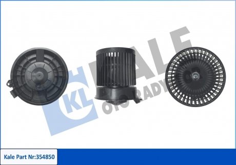 Электровентилятор отопителя Nissan Qashqai (14-), X-Trail T32 (14-) 2.0i, 2.5i (KALE OTO RADYATOR 354850