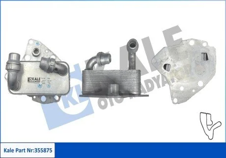 Фото 1 - радіатор масляний Fiat Doblo 2.0 D/Opel Astra J 2.0 CDTI 09- (теплообмінник) KALE OTO RADYATOR 355875 Радіатор масляний Fiat Doblo 2.0 D/Opel Astra J 2.0 CDTI 09- (теплообмінник) KALE OTO RADYATOR 355875 (фото 1)
