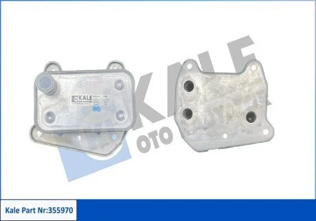Радіатор масляний MB C-class (W203)/E-class (W211) 2.7D-3.2D 99- OM612/648 (теплообмінник) KALE OTO RADYATOR 355970
