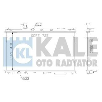Радиатор охлаждения Honda Cr-V III KALE OTO RADYATOR 357300