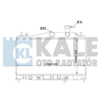 KALE HYUNDAI Радиатор охлаждения Accent II,III 1.4/1.6 05- KALE OTO RADYATOR 357900