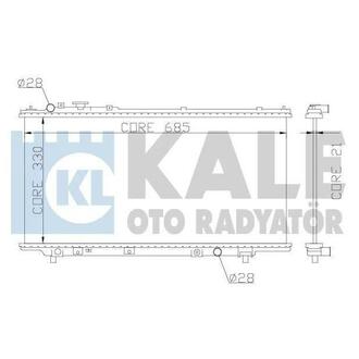 KALE MAZDA Радиатор охлаждения 323 C/P/S V 1.5/1.8 94- KALE OTO RADYATOR 359700
