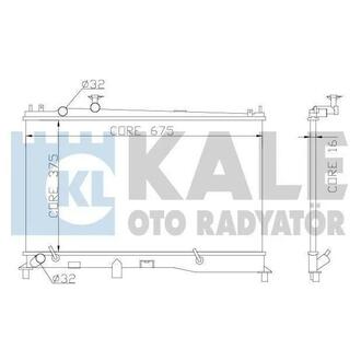 Радиатор охлаждения Mazda 6 KALE OTO RADYATOR 360000 (фото 1)