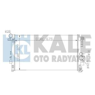 KALE DB Радиатор охлаждения Vito 2.2CDI/3.2 03- KALE OTO RADYATOR 360900