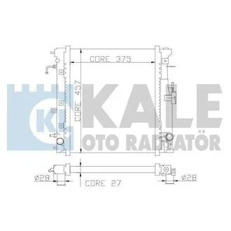 Теплообмінник KALE OTO RADYATOR 365700
