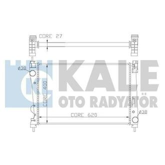 KALE FIAT Радиатор охлаждения Brava II,Doblo,Grande Punto 1.3/1.9d 07- KALE OTO RADYATOR 368600 (фото 1)
