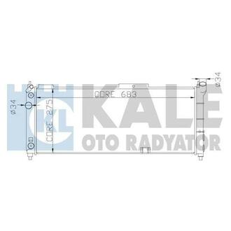 KALE OPEL Радиатор охлаждения Combo,Corsa B 1.2/1.6 KALE OTO RADYATOR 371100 (фото 1)