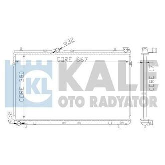 KALE HYUNDAI Радиатор охлаждения Coupe,Lantra II 1.5/2.0 96- KALE OTO RADYATOR 372400 (фото 1)