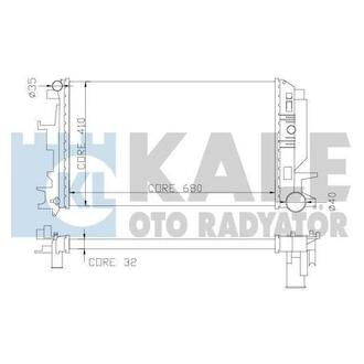 KALE DB Радиатор охлаждения Sprinter,VW Crafter 2.2/3.5CDI 06- KALE OTO RADYATOR 373900