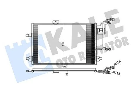 Конденсатор KALE OTO RADYATOR 375500