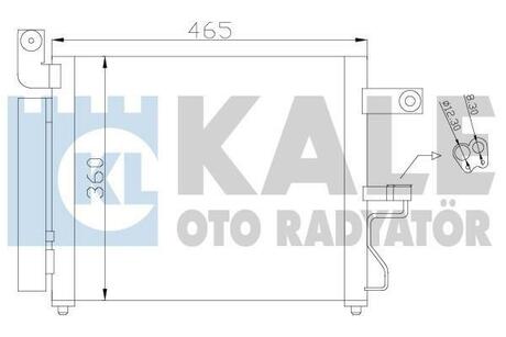 KALE HYUNDAI Радиатор кондиционера Accent II 00- KALE OTO RADYATOR 379100 (фото 1)