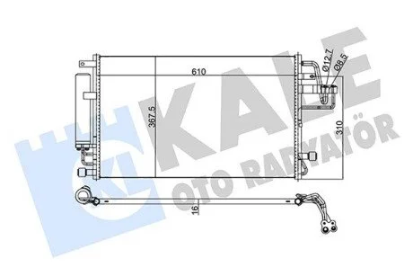 Конденсатор KALE OTO RADYATOR 379900