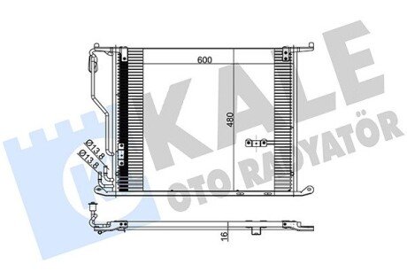 Конденсатор KALE OTO RADYATOR 381400
