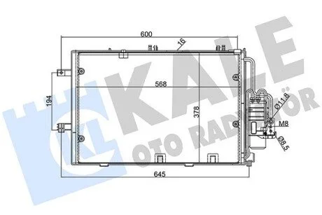 Конденсатор KALE OTO RADYATOR 382000