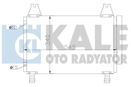 KALE TOYOTA Радиатор кондиционера Yaris 1.0/1.3 05- KALE OTO RADYATOR 390100 (фото 1)