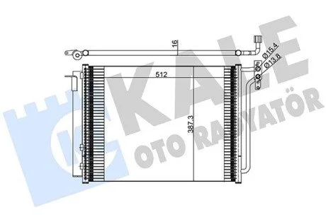 Конденсатор KALE OTO RADYATOR 390900 (фото 1)