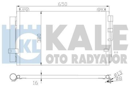 Радиатор кондиционера Hyundai MatrIX (Fc) KALE OTO RADYATOR 391300 (фото 1)
