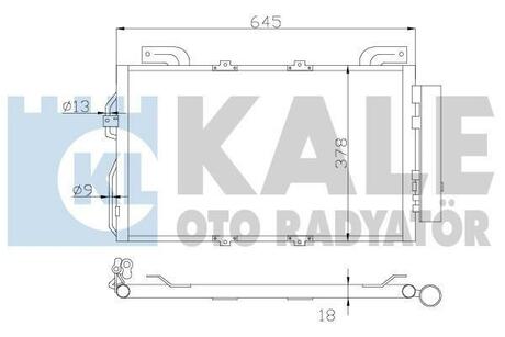 Конденсатор KALE OTO RADYATOR 392900 (фото 1)