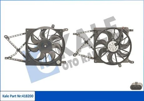 Вентилятор KALE OTO RADYATOR 418200