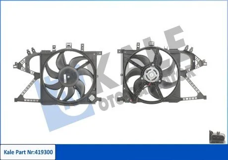 Вентилятор KALE OTO RADYATOR 419300
