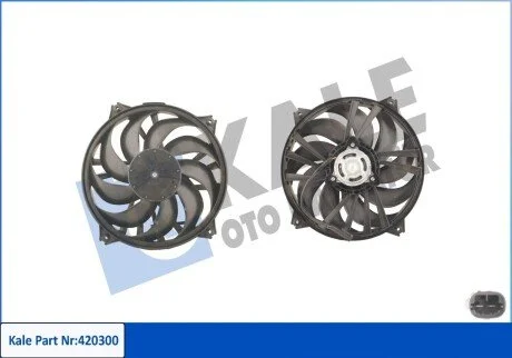 KALE CITROEN Вентилятор радиатора Berlingo,Xsara 1.4/2.0HDI 02-,Peugeot Partner KALE OTO RADYATOR 420300
