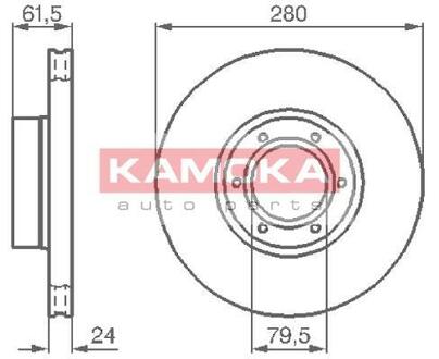 Гальмiвнi диски KAMOKA 1032134