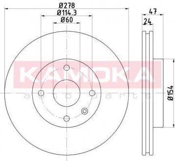 Автозапчасть KAMOKA 103249