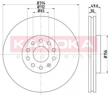 Автозапчасть KAMOKA 103308