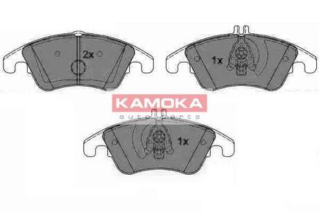 Гальмівні колодки, дискове гальмо (набір) KAMOKA JQ101119 (фото 1)