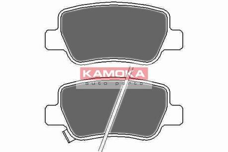 Гальмівні колодки, дискове гальмо (набір) KAMOKA JQ101129