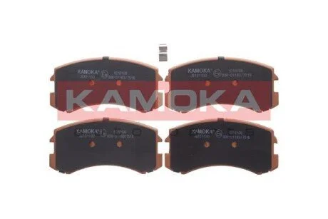 Гальмівні колодки, дискове гальмо (набір) KAMOKA JQ101130