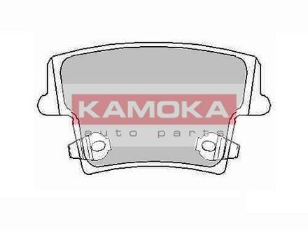 Гальмівні колодки, дискове гальмо (набір) KAMOKA JQ101132