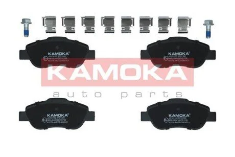 Гальмівні колодки, дискове гальмо (набір) KAMOKA JQ101152