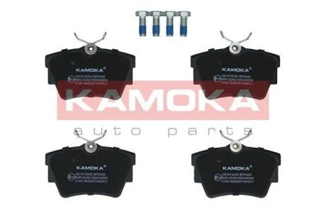 Гальмівні колодки, дискове гальмо (набір) KAMOKA JQ1013032 (фото 1)
