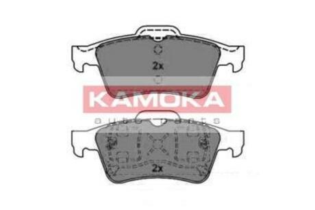 Гальмівні колодки, дискове гальмо (набір) KAMOKA JQ1013080 (фото 1)