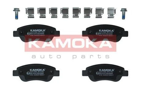 Гальмівні колодки, дискове гальмо (набір) KAMOKA JQ1013580