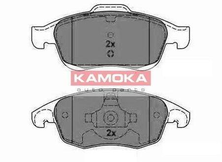 Гальмівні колодки, дискове гальмо (набір) KAMOKA JQ1013942 (фото 1)