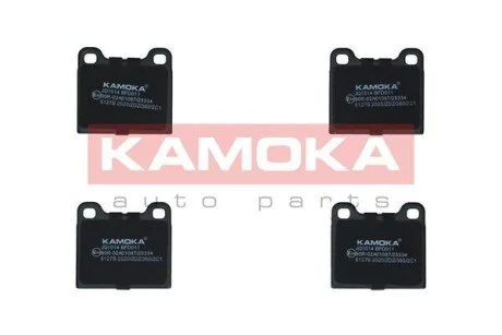 Гальмівні колодки, дискове гальмо (набір) KAMOKA JQ1014