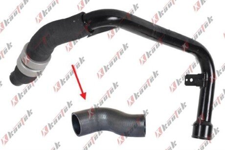 CITROEN Патрубок интеркулера JUMPER 2.2 HDi 110 11-, JUMPER 2.2 HDi 150 11-, FIAT DUCATO 110 Multijet 2,3 D 11-, PEUGEOT BOXER 2.2 HDi 120 06- KAUTEK CI-TH010