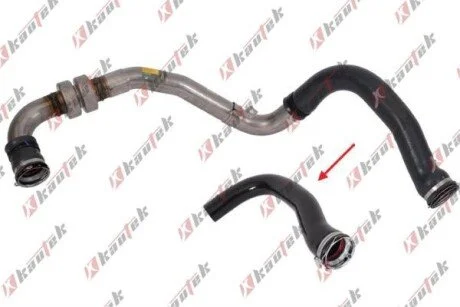 RENAULT патрубок інтеркулера Laguna 1.5dCI 07- KAUTEK RE-TH055