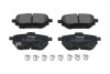 Колодки гальмівні (задні) Toyota Corolla 1.5/1.6 VVTi 19- Q+ KBP10089