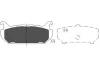 PARTS MAZDA Тормозные колодки задн.626 92-97, Xedos-6 92-96 KAVO KBP-4508 (фото 1)