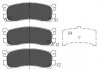 Гальмівні колодки, дискове гальмо (набір) KBP4556