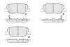 Гальмівні колодки зад. Mazda 6/Outlander III/ASX/10- KBP-5551