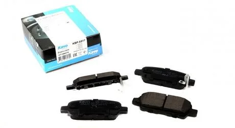 PARTS NISSAN Тормозные колодки задн.Qashqai, Teana, Tiida, Murano,X-Trail 06/01- KAVO KBP-6517